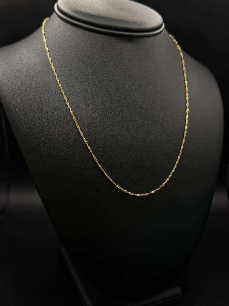 Cadena Singapur en Oro 14kt - 20 Pulgadas