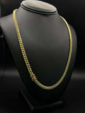 Cadena Cubana en Oro 14kt - 7mm / 22 Pulgadas