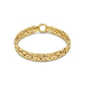 Pulsera Bizantina Clásica en Oro 14kt